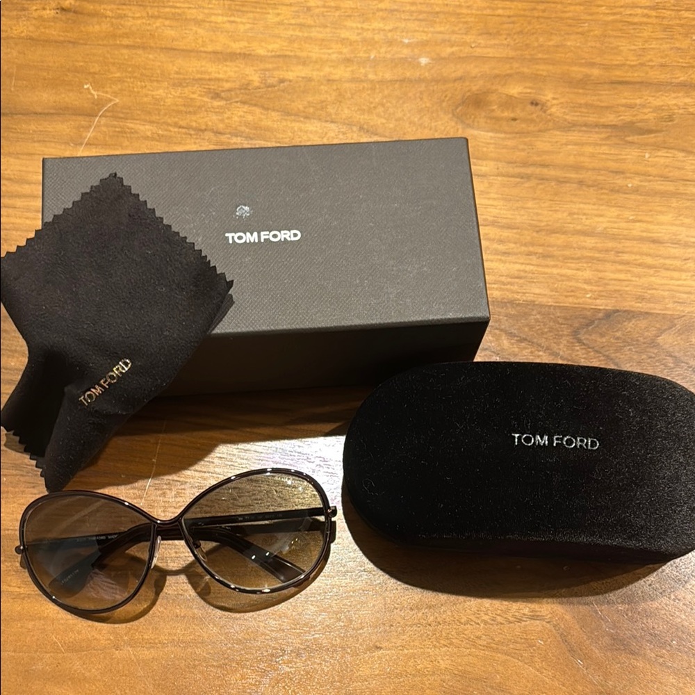 Tom Ford “Iris” Sunglasses with Case & Box